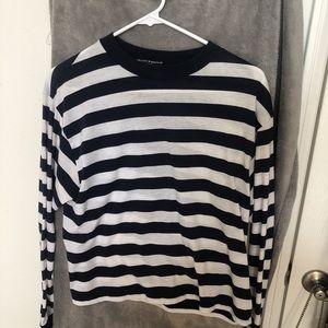 Striped long sleeved shirt